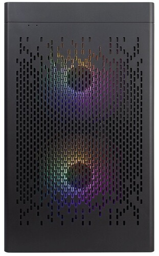 Компьютерный корпус 1STPLAYER DK D3-B LED Black (D3-B-BK-2F1P-1F1)
