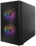 Компьютерный корпус 1STPLAYER DK D3-B LED Black (D3-B-BK-2F1P-1F1)