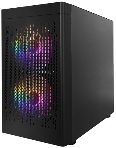 Компьютерный корпус 1STPLAYER DK D3-B LED Black (D3-B-BK-2F1P-1F1)