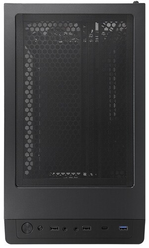 Компьютерный корпус 1STPLAYER DK D3-B LED Black (D3-B-BK-2F1P-1F1)