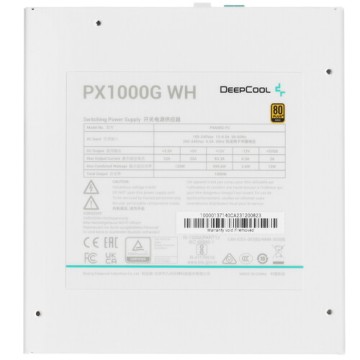 Блок питания Deepcool 1000W PX1000G WH R-PXA00G-FC0W-EU Gen5 16 Pin (PCIe 5.0 Connector Cable Details)