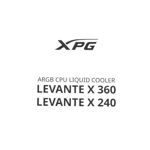 Система жидкостного охлаждения для процессора ADATA XPG Levante X 240 RGB Black LEVANTEX240-BKCWW