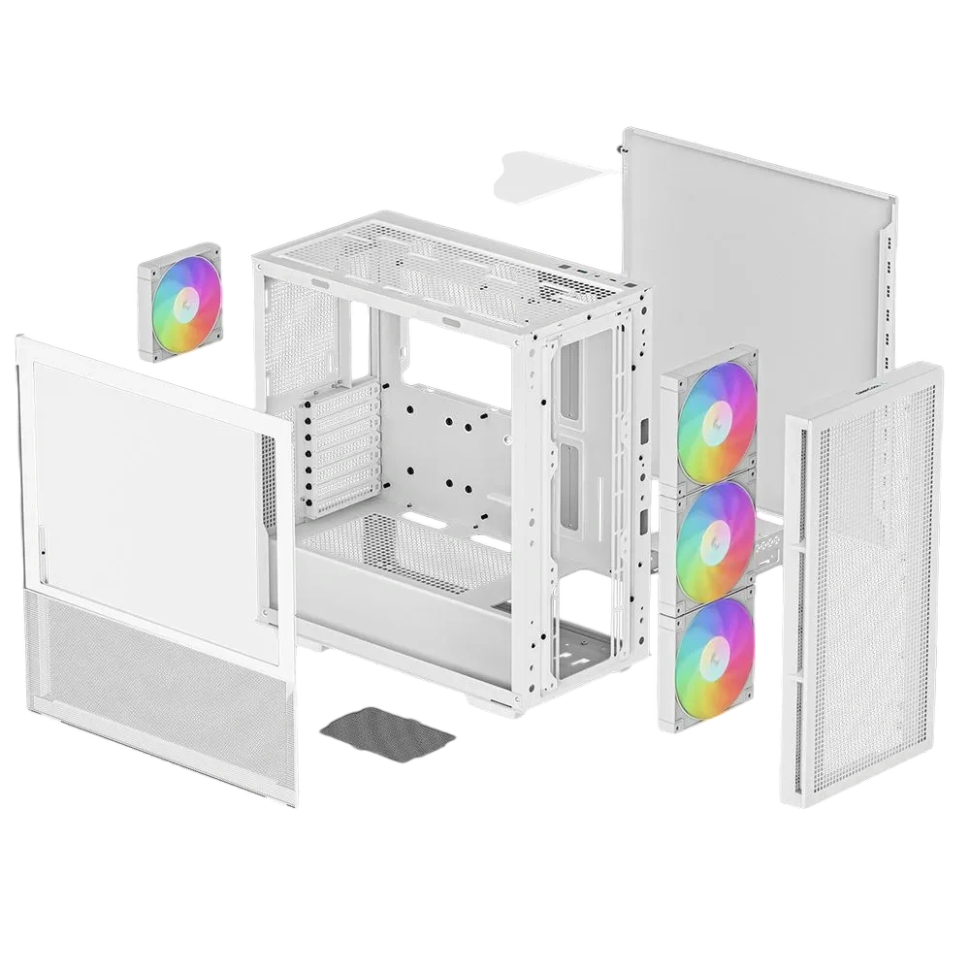 Компьютерный корпус Deepcool CH560 ARGB White (R-CH560-WHAPE4-G-1)
