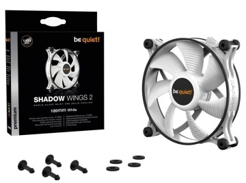 Корпусной вентилятор Be Quiet! SHADOW WINGS 2 WHITE 120mm BL088