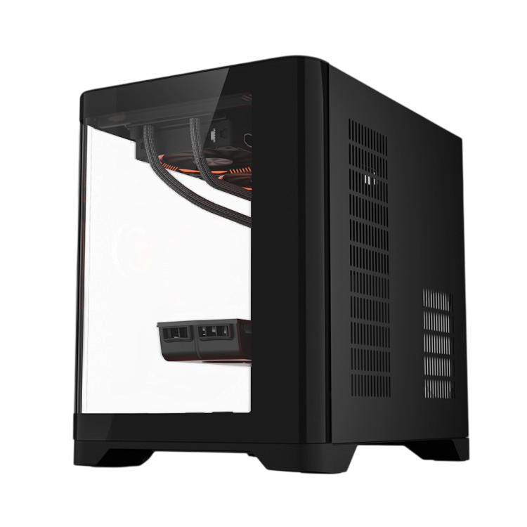 Компьютерный корпус 1STPLAYER UVIEW UV5 Black (UV5-BK)
