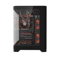 Компьютерный корпус 1STPLAYER UVIEW UV5 Black (UV5-BK)