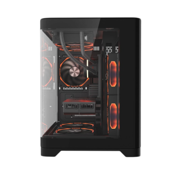 Компьютерный корпус 1STPLAYER UVIEW UV5 Black (UV5-BK)
