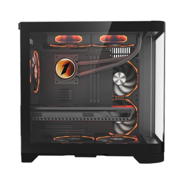 Компьютерный корпус 1STPLAYER UVIEW UV5 Black (UV5-BK)