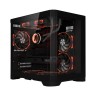 Компьютерный корпус 1STPLAYER UVIEW UV5 Black (UV5-BK)