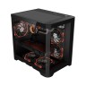 Компьютерный корпус 1STPLAYER UVIEW UV5 Black (UV5-BK)