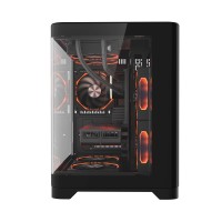 Компьютерный корпус 1STPLAYER UVIEW UV5 Black (UV5-BK)