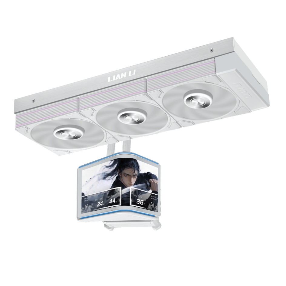 Система жидкостного охлаждения для процессора Lian Li HydroShift II OLED Curved 360P28 WHITE (G89.GHS2OLDC36PW.R0)