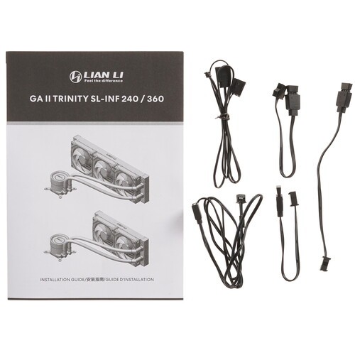 Система жидкостного охлаждения для процессора Lian Li GALAHAD II Trinity 360 SL-INF ARGB Black (GA2T36INB) (G89.GA2T36INB.R0) PWM