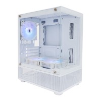 Компьютерный корпус 1STPLAYER MIKU Mi2-A ARGB White (Mi2-A-WH-2F2R(AP)-W-1F2(AP)-W)