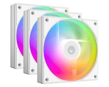 Комплект вентиляторов для корпуса ID-COOLING ARGB White (AS-120-ARGB-W TRIO)