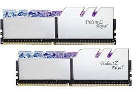 Оперативная память 32 Gb 4400 MHz G.Skill TRIDENT Z ROYAL Silver (F4-4400C17D-32GTRS)