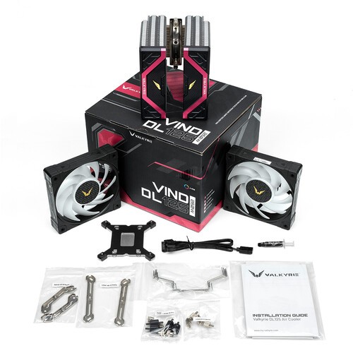Кулер для процессора Valkyrie DL125 Vind ARGB Black (HW NA125)