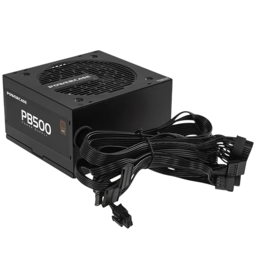 Блок питания Powercase 500W PB500 Black (PS-500B-DC)