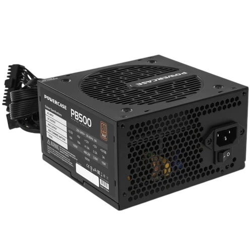 Блок питания Powercase 500W PB500 Black (PS-500B-DC)