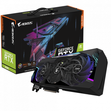 Видеокарта GIGABYTE (GV-N3080AORUS M-10GD) GeForce RTX 3080 12GB AORUS MASTER M