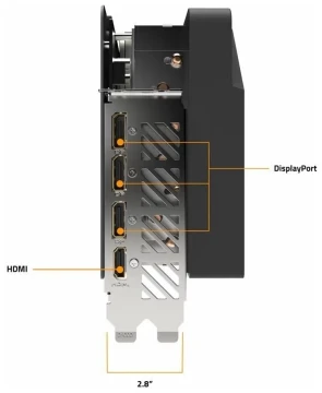 Видеокарта Gigabyte (GV-N4080EAGLE-16GD) GeForce RTX 4080 16GB EAGLE
