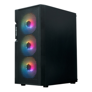 Компьютерный корпус XASTRA A302 4FRGB Black (A302-BK-FC120FRGB-4F-GL)