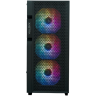 Компьютерный корпус XASTRA A302 4FRGB Black (A302-BK-FC120FRGB-4F-GL)