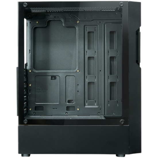 Компьютерный корпус XASTRA A302 4FRGB Black (A302-BK-FC120FRGB-4F-GL)