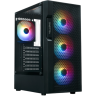 Компьютерный корпус XASTRA A302 4FRGB Black (A302-BK-FC120FRGB-4F-GL)