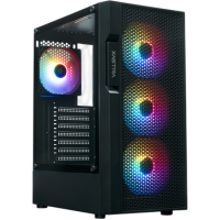 Компьютерный корпус XASTRA A302 4FRGB Black (A302-BK-FC120FRGB-4F-GL)