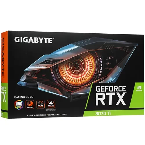 Видеокарта GIGABYTE (GV-N307TGAMING-8GD) GeForce RTX 3070 Ti 8GB GAMING