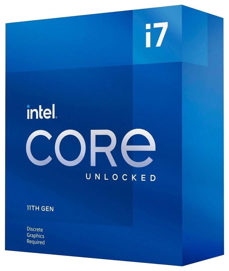 Процессор Intel Core i7 11700KF BOX BX8070811700KF