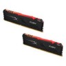 Оперативная память 16 Gb 2666 MHz Kingston HYPERX FURY Black RGB (HX426C16FB3AK2/16)