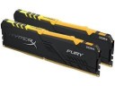 Оперативная память 16 Gb 2666 MHz Kingston HYPERX FURY Black RGB (HX426C16FB3AK2/16)