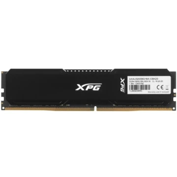 Оперативная память 8 Gb 3200 MHz ADATA XPG GAMMIX D20 Black (AX4U32008G16A-CBK20)