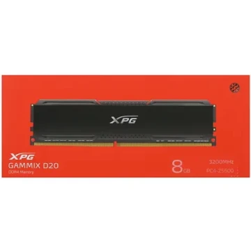 Оперативная память 8 Gb 3200 MHz ADATA XPG GAMMIX D20 Black (AX4U32008G16A-CBK20)
