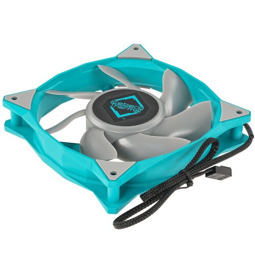 Комплект вентиляторов для корпуса Iceberg Thermal IceGALE Xtra Teal 500 IceGALEXtra120mmTEAL3P PWM