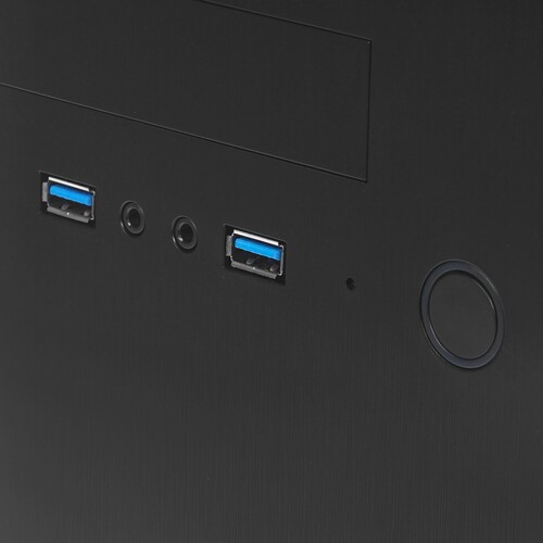 Компьютерный корпус Chieftec ELOX без БП Black (HQ-01B-OP)