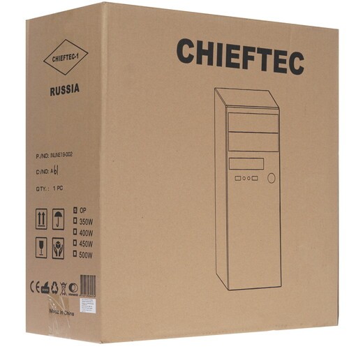 Компьютерный корпус Chieftec ELOX без БП Black (HQ-01B-OP)