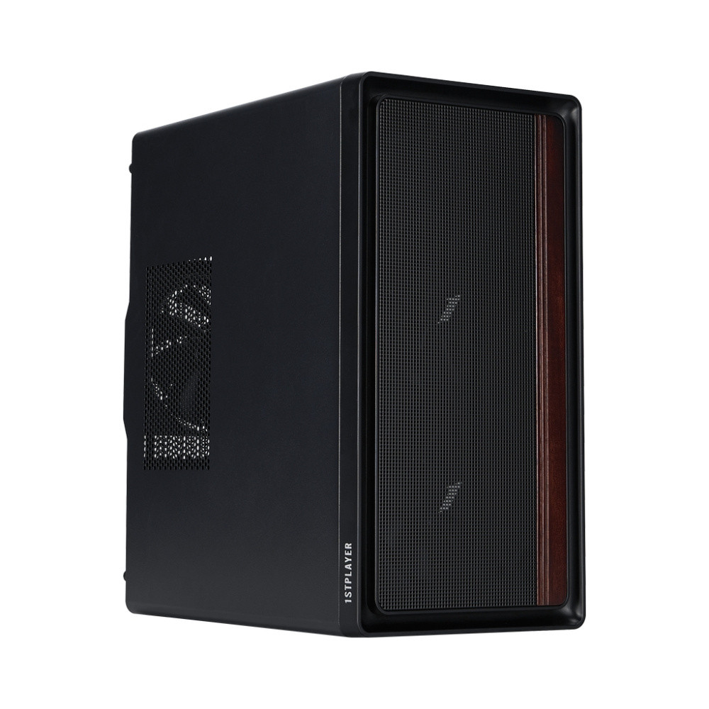 Компьютерный корпус 1STPLAYER WD1 Black (WD1-BK-3F)