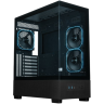 Компьютерный корпус XASTRA Q500 3ARGB-FG-C10-UC ARGB Black (Q500-3FG12A-C10-UC)