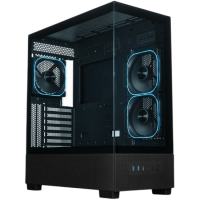 Компьютерный корпус XASTRA Q500 3ARGB-FG-C10-UC ARGB Black (Q500-3FG12A-C10-UC)