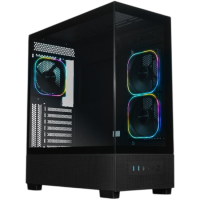 Компьютерный корпус XASTRA Q500 3ARGB-FG-C10-UC ARGB Black (Q500-3FG12A-C10-UC)