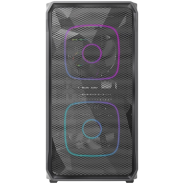 Компьютерный корпус Powercase Mistral SM06 TG ARGB Black (CMMSM06B-A3)