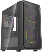 Компьютерный корпус Powercase Mistral SM06 TG ARGB Black (CMMSM06B-A3)