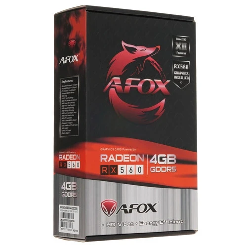 Видеокарта AFox (AFRX560-4096D5H4-V2) Radeon RX 560 4GB