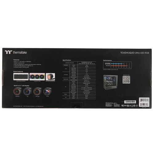 Система жидкостного охлаждения для процессора Thermaltake TOUGHLIQUID Plus Ultra 420 RGB CL-W370-PL14SW-A