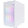 Компьютерный корпус 1STPLAYER DK D3-B LED White (D3-B-WH-2F1P-W-1F1-W)