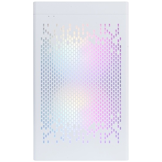 Компьютерный корпус 1STPLAYER DK D3-B LED White (D3-B-WH-2F1P-W-1F1-W)