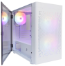Компьютерный корпус 1STPLAYER DK D3-B LED White (D3-B-WH-2F1P-W-1F1-W)